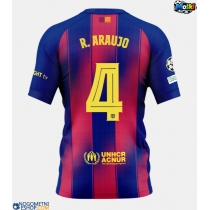 Moški Nogometni dresi Barcelona Ronald Araujo #4 Domači 2025-26 Kratek Rokav